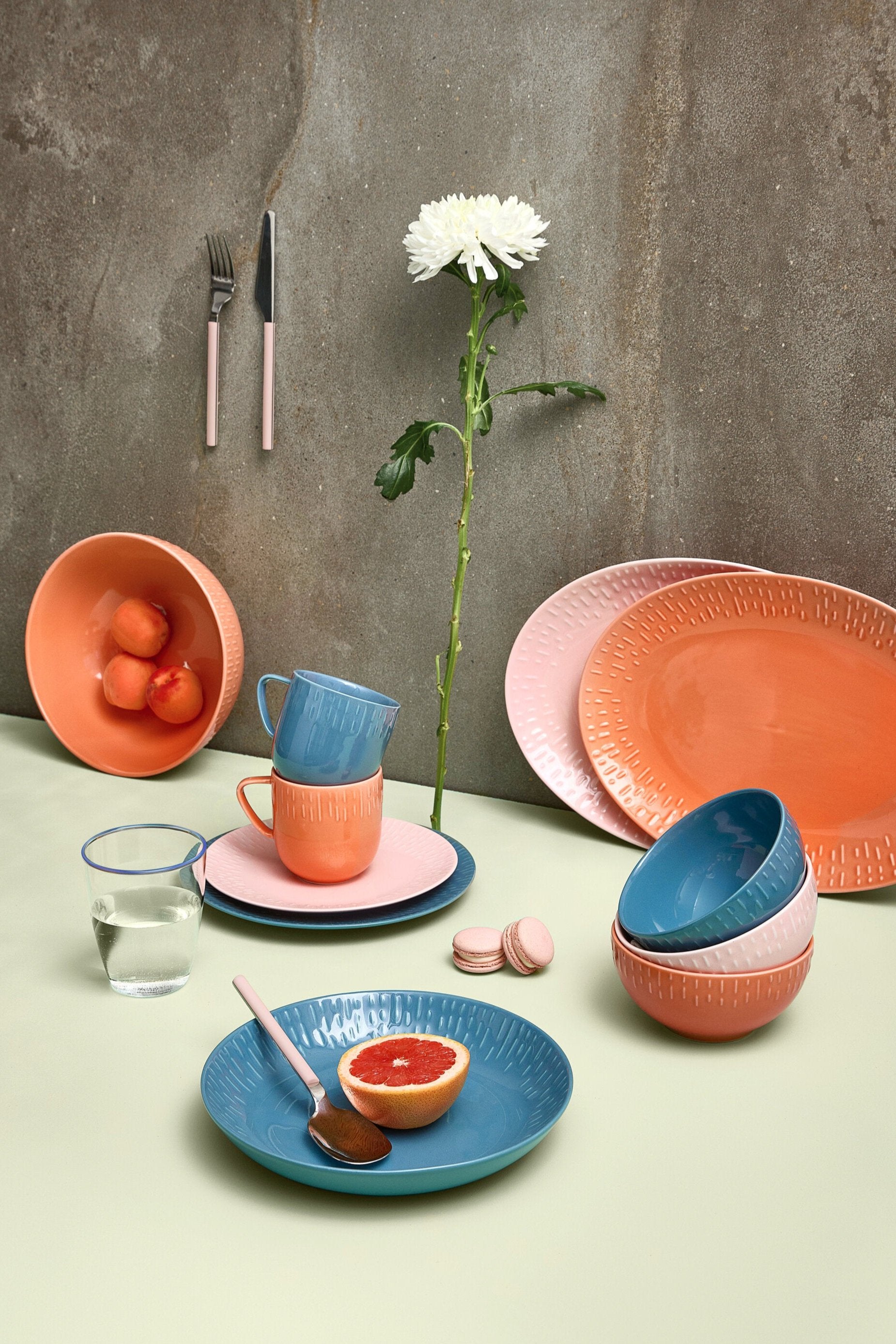 Life In Colour Art glas, Blueberry - 29 cl.